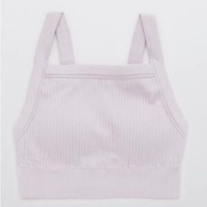 Aerie ribbed seamless crop top